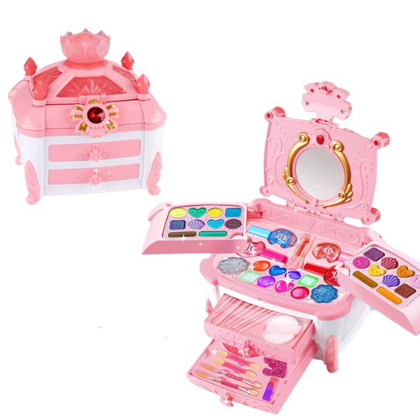 Enchanting Treasure Box Kids Makeup Set | Washable Makeup for Little Divas