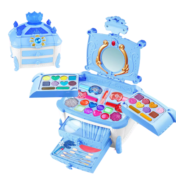 Enchanting Treasure Box Kids Makeup Set | Washable Makeup for Little Divas