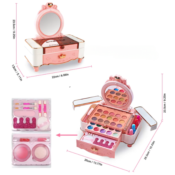 Charming Vanity Kids Washable Makeup Set