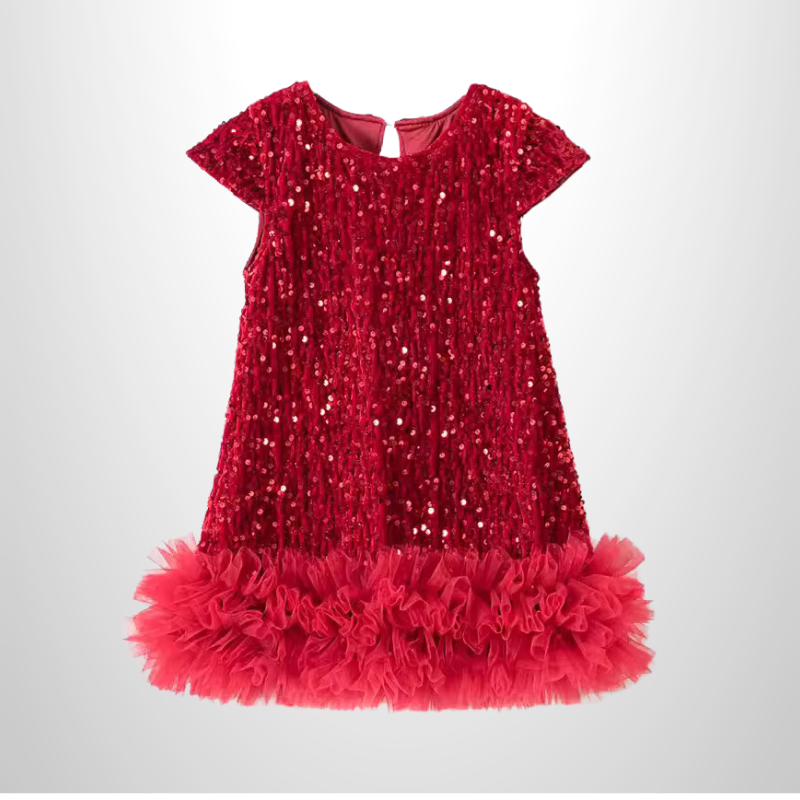 Sparkly Sequin Girls Dress