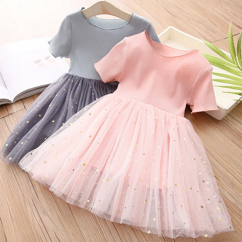 Twirl Tulle Cotton Dress