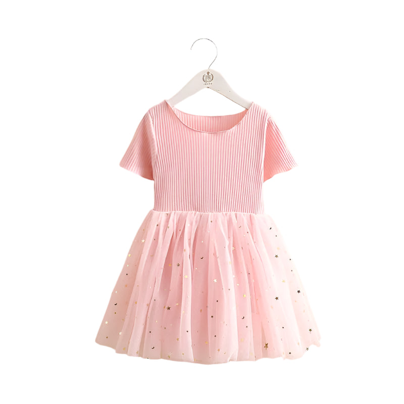 Twirl Tulle Cotton Dress