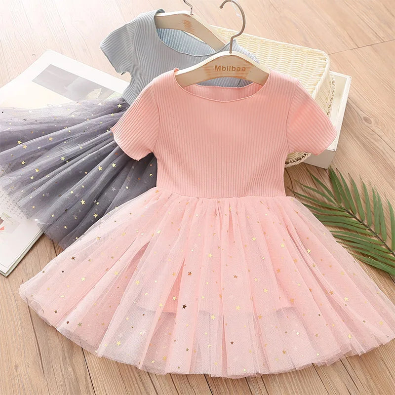 Twirl Tulle Cotton Dress