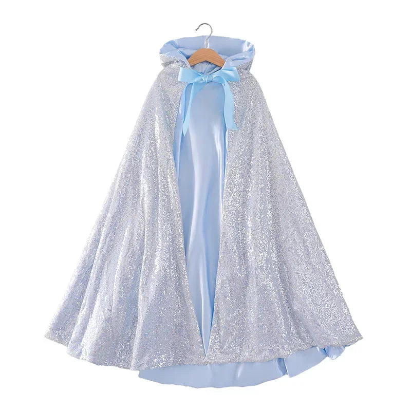 Starlight Sequin Kids Princess Cape