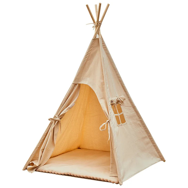 Canvas Teepee Children's Play Tent