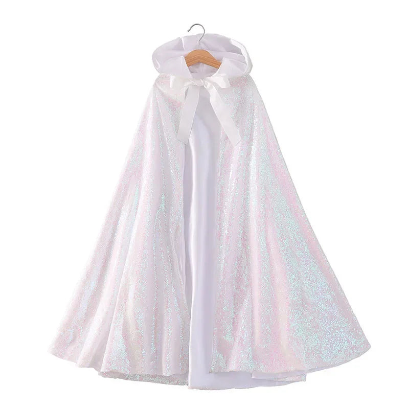 Starlight Sequin Kids Princess Cape