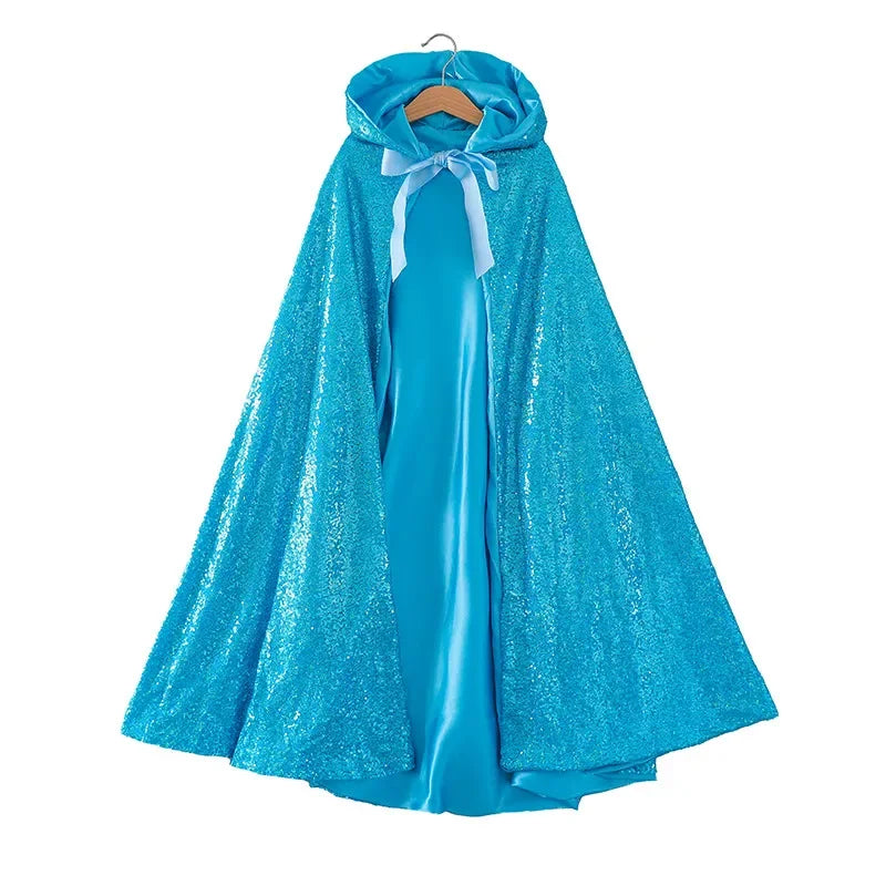 Starlight Sequin Kids Princess Cape