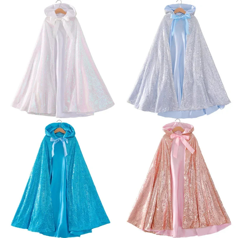 Starlight Sequin Kids Princess Cape