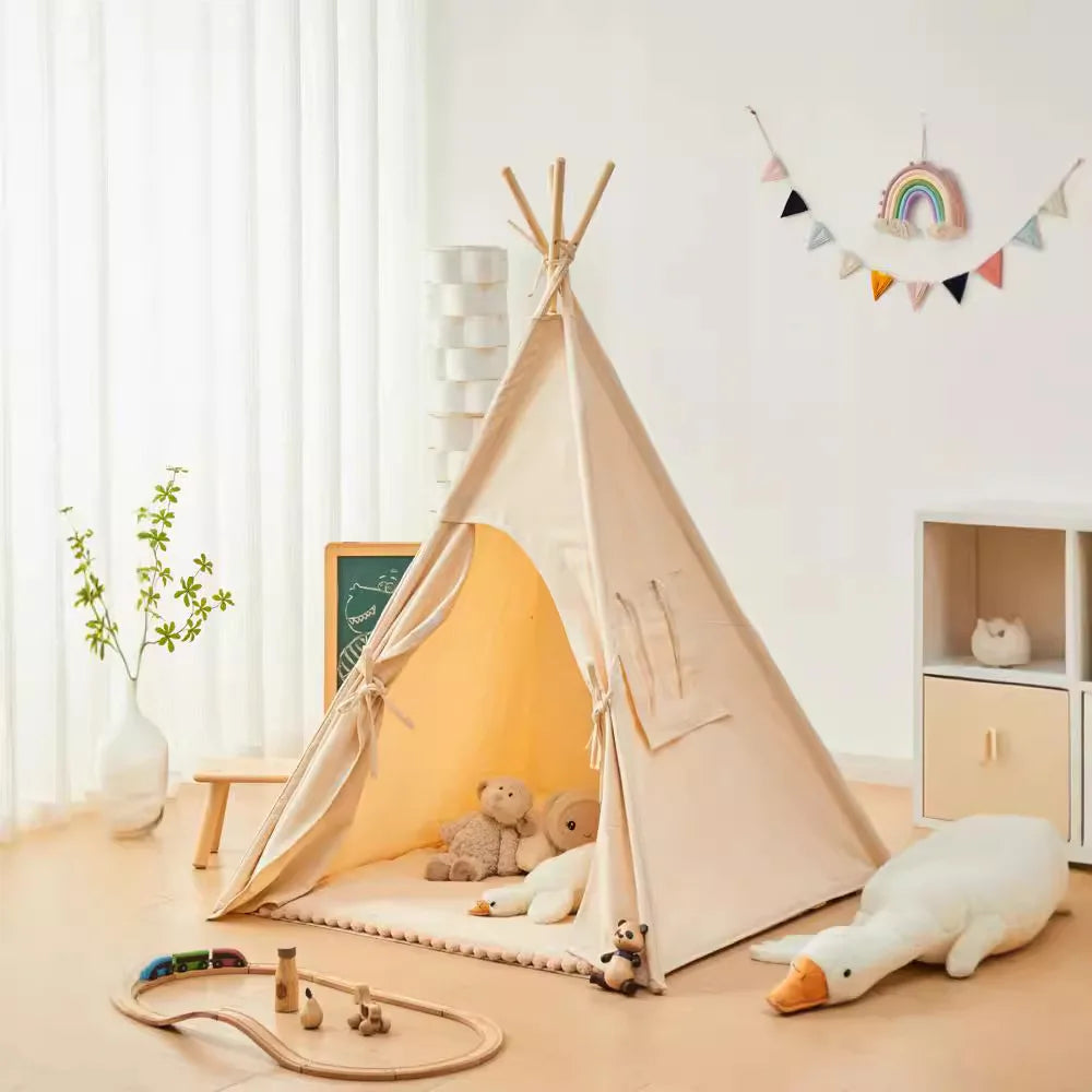 Canvas Teepee Children's Play Tent