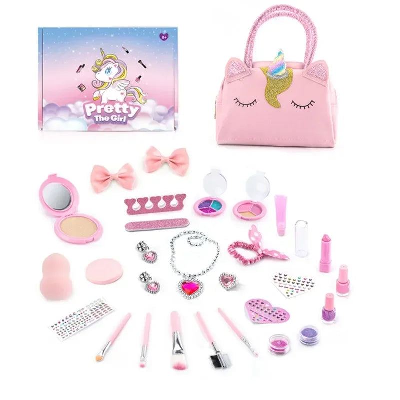 Princess Beauty Makeup Kits | Unicorn, Star, and Mermaid Handbags for Little Divas