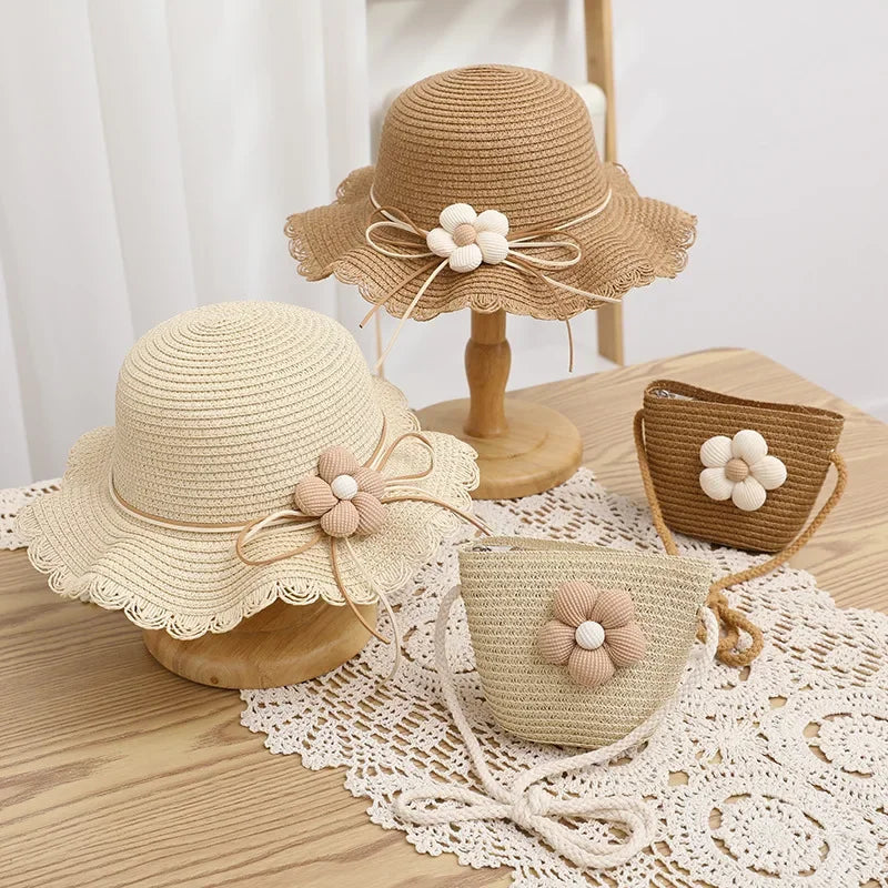 Kids Summer Straw Hat