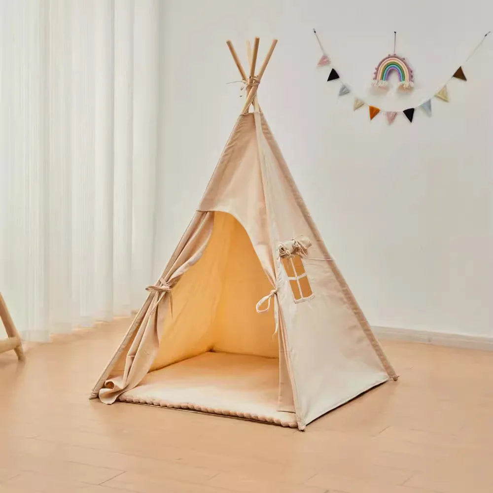 Canvas Teepee Children's Play Tent