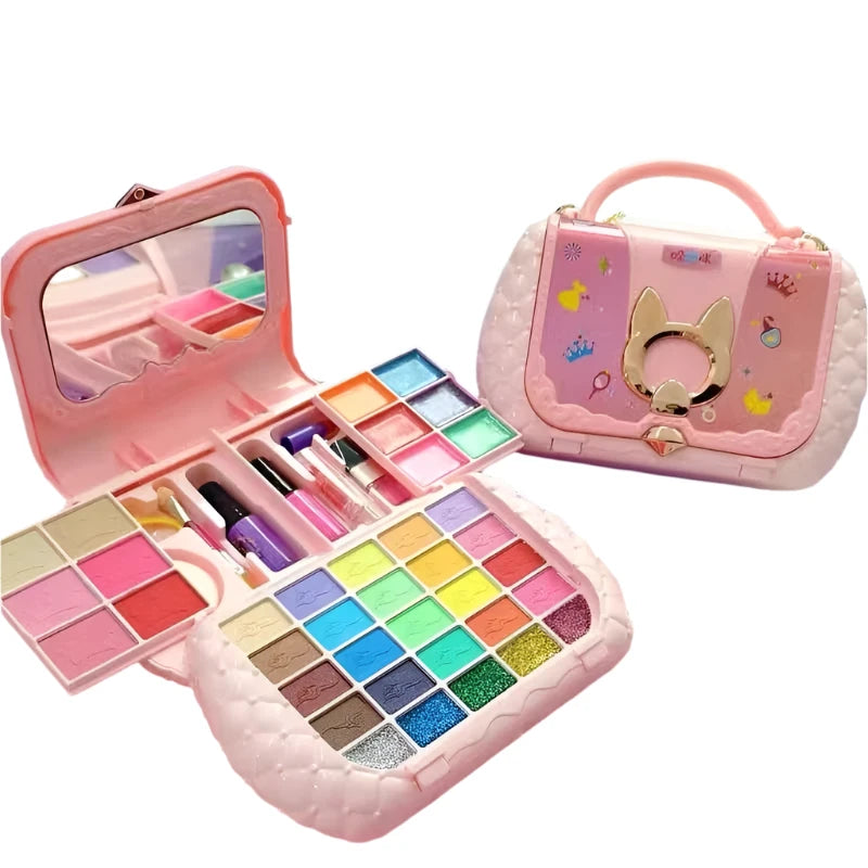 Kids Portable Washable Makeup set | Heart, Purse, Chest and more