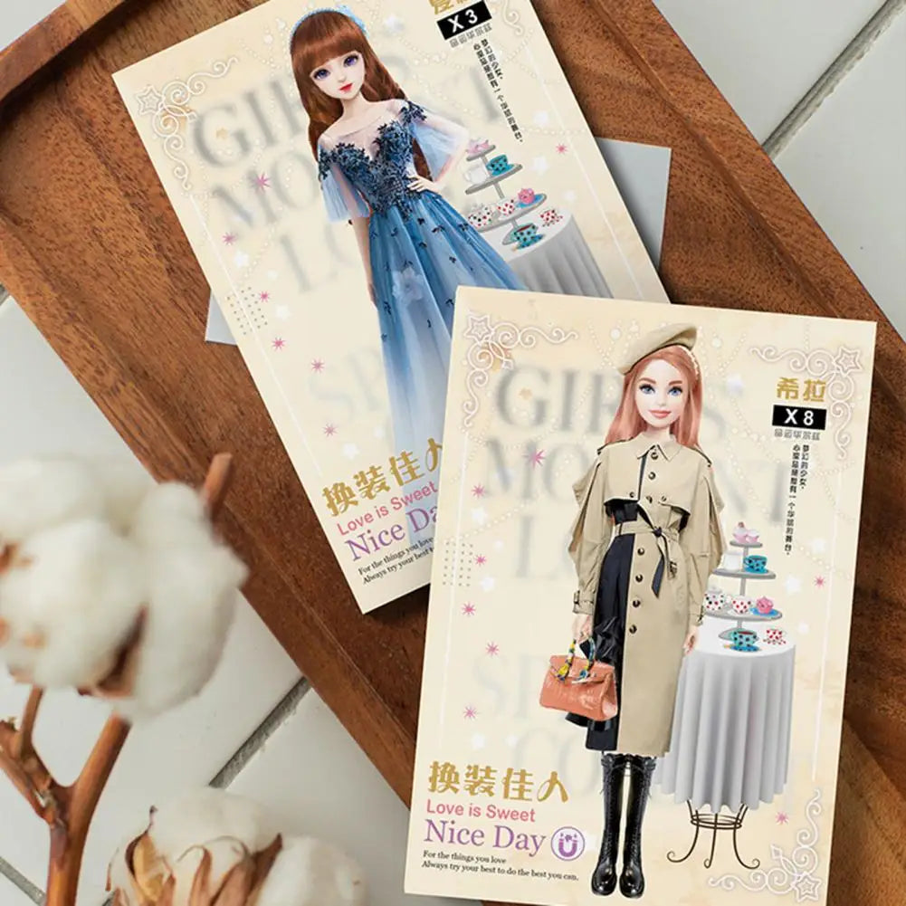 Fashionista's Magic Dolls Wardrobe Magnetic Dress-Up Set