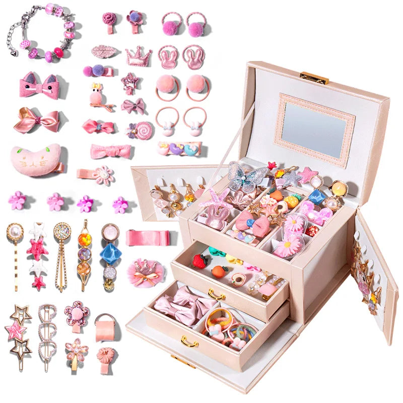 Girls Jewelery Box Set | Princess Hair Accessories