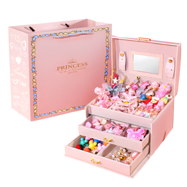 Girls Jewelery Box Set | Princess Hair Accessories