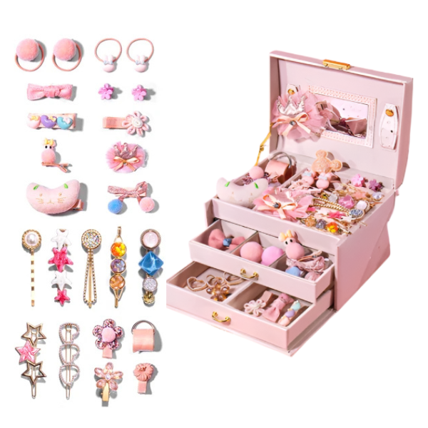 Girls Jewelery Box Set | Princess Hair Accessories